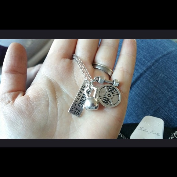 “ Strong is Beautiful” Necklace - Picture 2 of 3